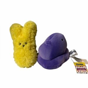 Animal Adventure Peeps Easter Plush Bundle Purple Chick Bunny Stuffed Animal Toy